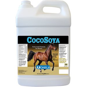 Uckele CocoSoya Fatty Acid Formula Liquid Horse Supplement, 2.5-gal bottle