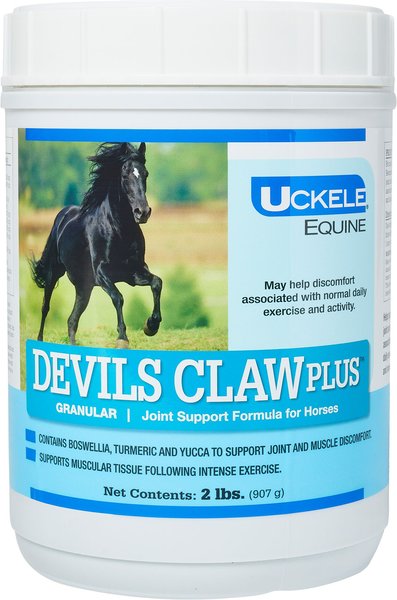 Uckele Devils Claw Plus Powder Horse Supplement, 2-lb jar slide 1 of 1
