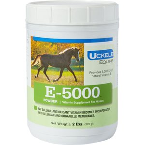 Uckele E-5000 Powder Horse Supplement, 2-lb jar