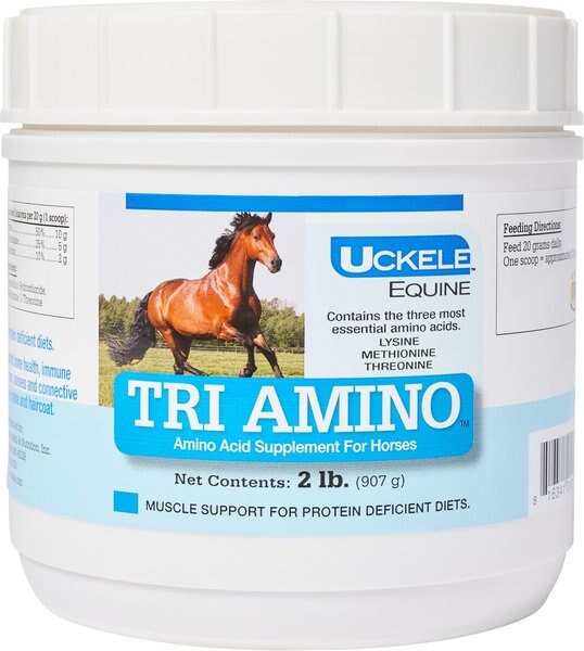 Uckele Tri-Amino Amino Acid Powder Horse Supplement, 2-lb jar slide 1 of 1