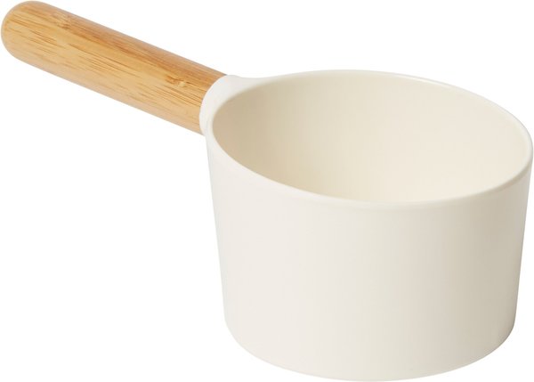 Frisco Melamine Dog & Cat Food Scoop with Bamboo Handle, 1 Cup slide 1 of 4