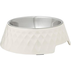 Frisco Hammered Melamine Stainless Steel Dog Bowl, 3 Cups