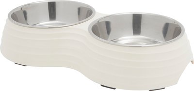 Frisco Stainless Steel Double Dog Bowls with Melamine Stand, slide 1 of 1