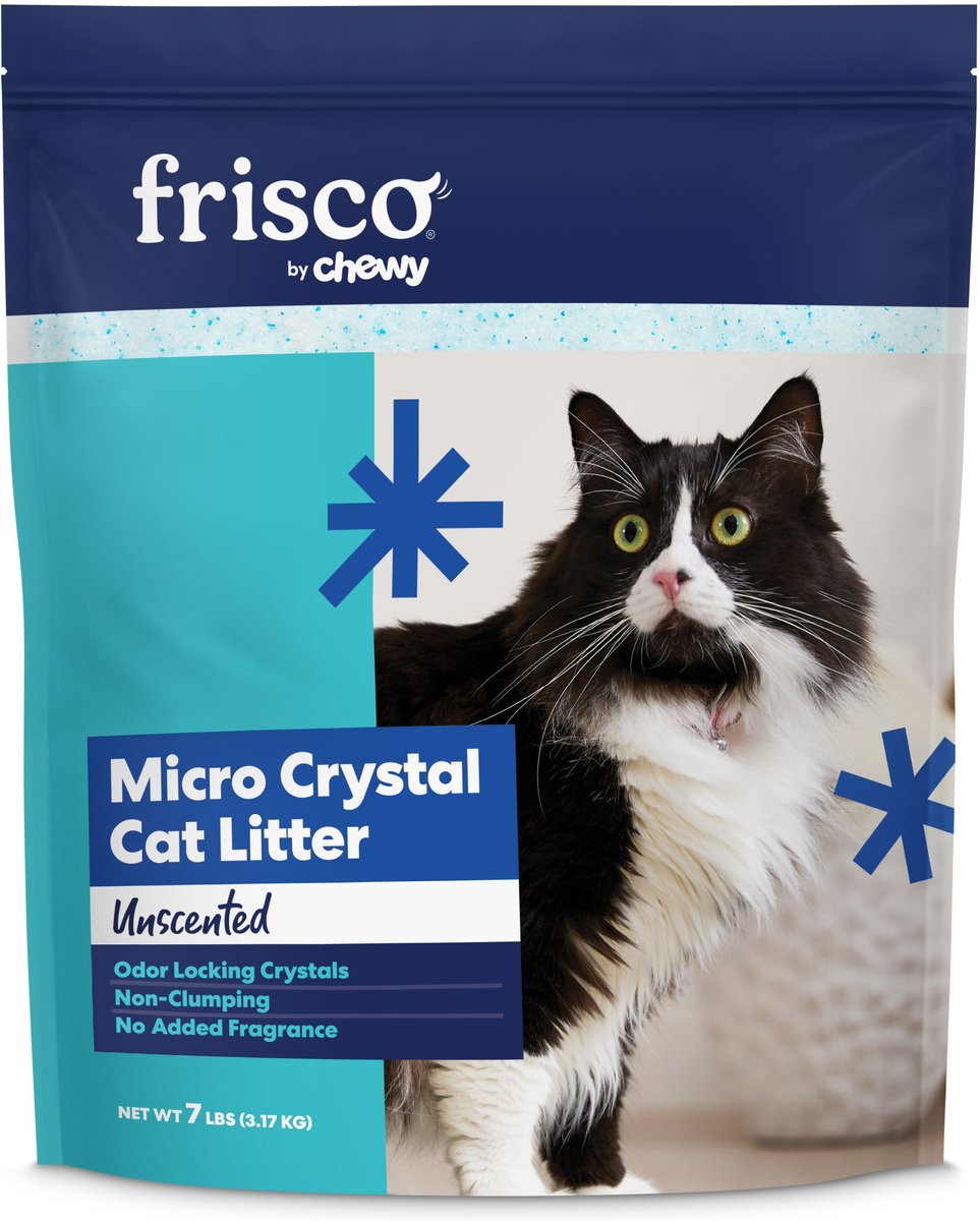 Frisco Micro Crystal Unscented Non-Clumping Crystal Cat Litter, 7-lb bag slide 1 of 3
