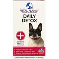 Vital Planet Daily Detox Chicken Flavor Chewable Tablet Liver Supplement for Dogs, 60 count