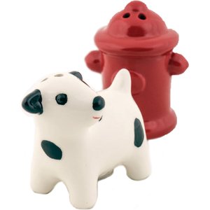 Design Imports Dog & Hydrant Salt & Pepper Shakers