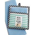 Design Imports All You Need Is Love And A Cat Potholder Gift Set
