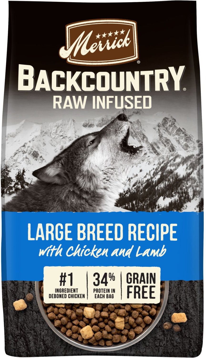 MERRICK Backcountry Raw Infused Grain 