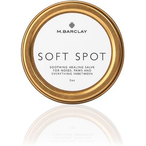 M. BARCLAY Soft Spot All-Natural Soothing Dog & Cat Salve, 2-oz jar