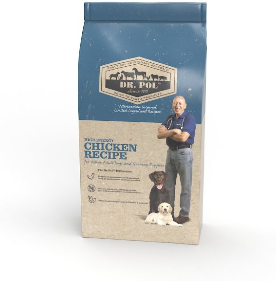 Dr. Pol High Energy Chicken Recipe Dry Dog Food, 12-lb bag slide 1 of 7