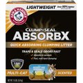 Arm & Hammer Litter Clump & Seal AbsorbX Absorbing Multi-Cat Cat Litter, 15-lb box