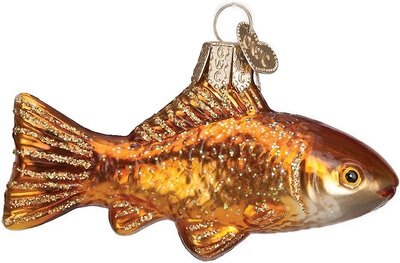 Old World Christmas Goldfish Glass Tree Ornament, slide 1 of 1
