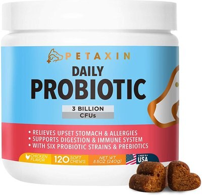 Petaxin Daily Probiotic Chicken Flavor Grain-Free Dog Supplement, 120 count, slide 1 of 1