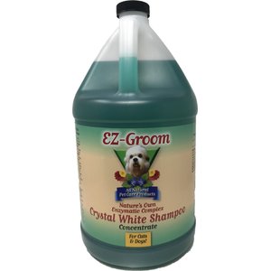 EZ Groom Crystal White Dog & Cat Shampoo, 1-gal bottle 