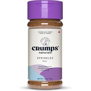 Crumps' Naturals Beef Liver Sprinkles Grain-Free Dog Food Topper, 5.6-oz jar