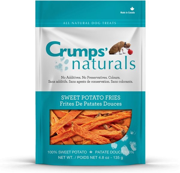 Crumps' Naturals Sweet Potato Fries Grain-Free Dog Treats, 4.8-oz bag slide 1 of 7