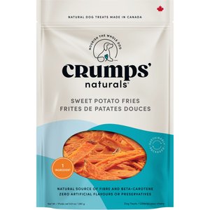 Crumps' Naturals Sweet Potato Fries Grain-Free Dog Treats, 9.9-oz bag