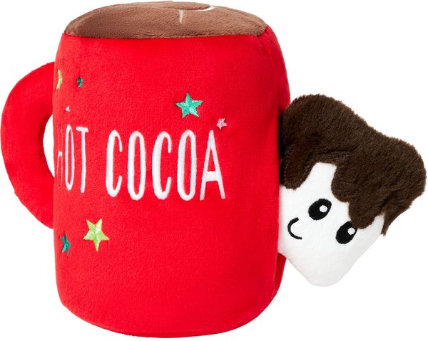 Frisco Holiday Hot Cocoa Tearable 2-in-1 Plush Squeaky Dog Toy slide 1 of 7