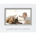 Pearhead Pawtners In Crime Sentiment Frame, 6 x 4-in