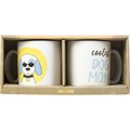Kate & Milo Coolest Dog Mom Ceramic Coffee Mug Set, 16-oz