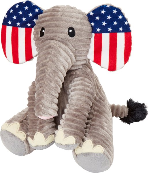 Frisco Americana Elephant Textured Plush Squeaky Dog Toy slide 1 of 3