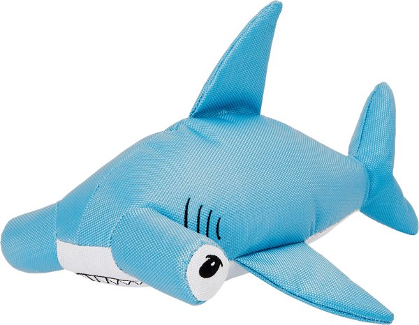 Frisco Ballistic Nylon Plush Squeaky Hammerhead Shark Dog Toy slide 1 of 4