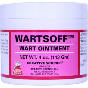 Creative Science Wartsoff Wart Dog & Horse Ointment, 4-oz jar