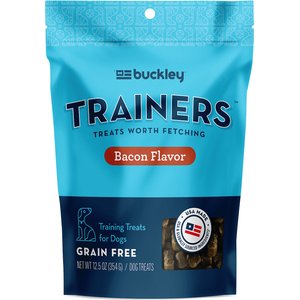 Buckley Trainers Bacon Flavor Grain-Free Dog Treats, 12.5-oz bag