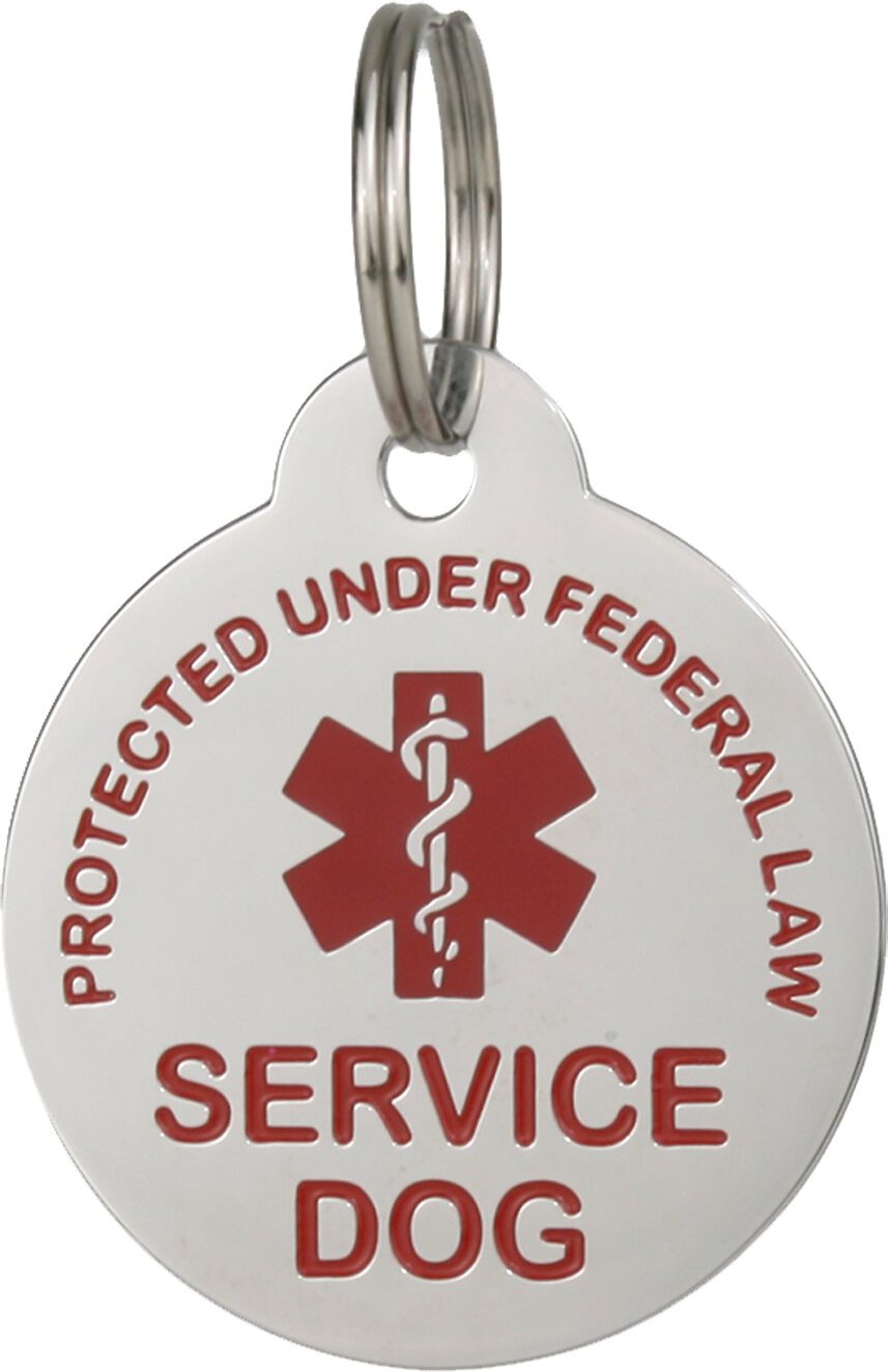 Engraved Service Dog ID Tag-FREE SHIPPING