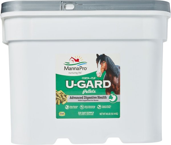 Corta-Flx U-GARD Pellets Gastric Health Support Horse Supplement, 40-lb bucket slide 1 of 2