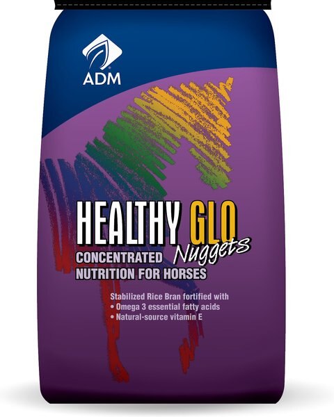 ADM Healthy Glo Nuggets Concentrated Nutrition Horse Feed, 40-lb bag slide 1 of 1