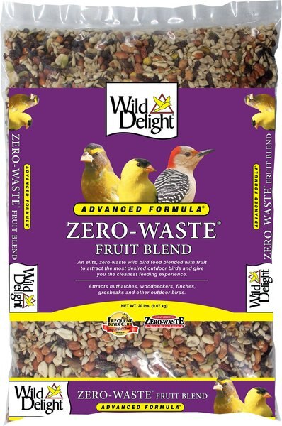 Wild Delight Zero Waste Fruit Blend Wild Bird Food, 20-lb bag slide 1 of 8