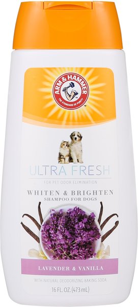 Arm & Hammer Pet Fresh Whiten & Brighten Lavender & Vanilla Dog Shampoo 16-oz bottle slide 1 of 2