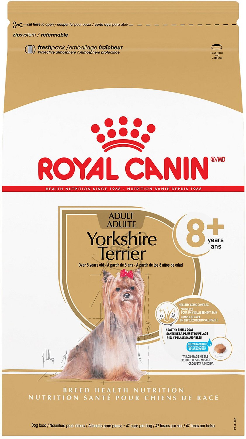 ROYAL CANIN Yorkshire Terrier Adult 8+ Senior Dry Dog Food