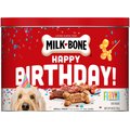 Milk-Bone Happy Birthday Flavor Snacks Small Bone Dog Treats, 36-oz tin