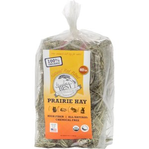 Grandpa's Best Prairie Hay 100% Certified Organic Small Pet Food, 40-oz mini bale