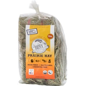 Grandpa's Best Prairie Hay 100% Certified Organic Small Pet Food, 5-lb mini bale
