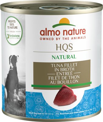 Almo Nature HQS Natural Tuna Fillet Canned Dog Food, slide 1 of 1