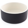 PAIKKA Cooling Ceramic Dog & Cat Bowl, Black, 3.38-cup