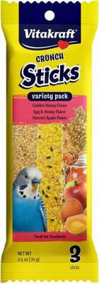 Vitakraft Crunch Sticks Variety Pack Parakeet Treat, slide 1 of 1