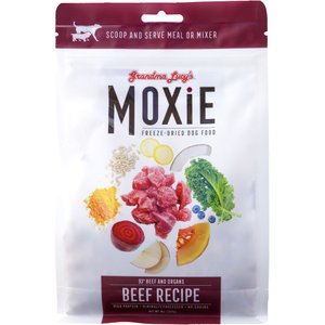 Grandma Lucy's Moxie Beef Recipe Freeze-Dried Dog Food, 8-oz bag