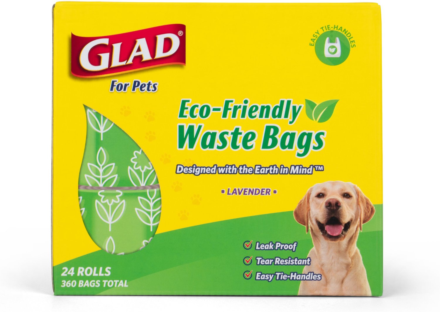 8 Rolls, Lavender Scented Pet Poop Bags and degradable Environmental Dog Poop Waste Bag