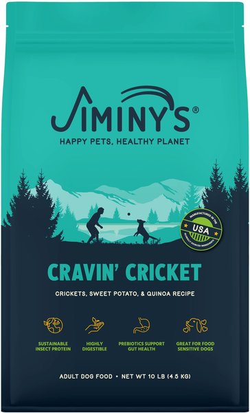 Jiminy's Cricket Crave Dry Dog Food, 10-lb bag slide 1 of 7