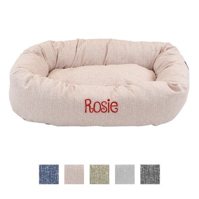 Majestic Pet Palette Heathered Personalized Bagel Cat & Dog Bed, slide 1 of 1