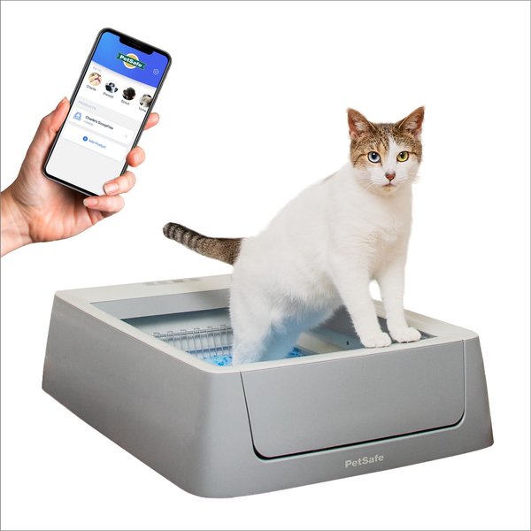 ScoopFree Smart WiFi Enabled Automatic Self-Cleaning Cat Litter Box slide 1 of 9