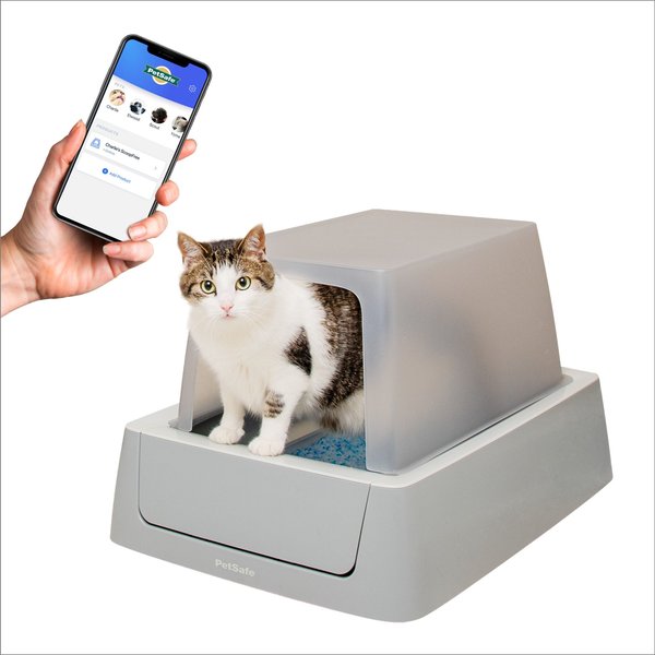 ScoopFree Smart WiFi Enabled Covered Automatic Self-Cleaning Cat Litter Box slide 1 of 9