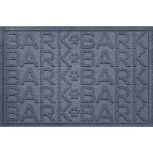 Bungalow Flooring Bark Bark Waterhog Dog Dinner Mat, Bluestone, 35 x 23-in