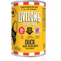 Livelong Healthy & Strong Duck & Sweet Potato Recipe Wet Dog Food, 12.8-oz can, case of 12