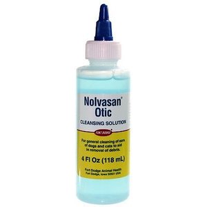 Nolvasan Otic Dog & Cat Ear Cleansing Solution, 4-oz bottle