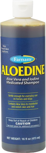 Farnam Aloedine Aloe Vera & Iodine Medicated Horse Shampoo, 16-oz bottle slide 1 of 1